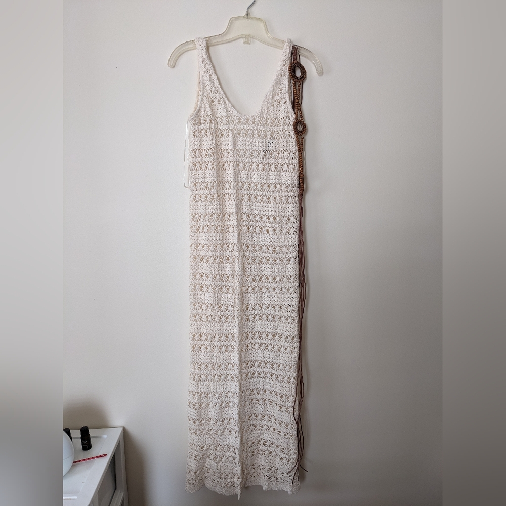 Zara Crochet Midi Dress